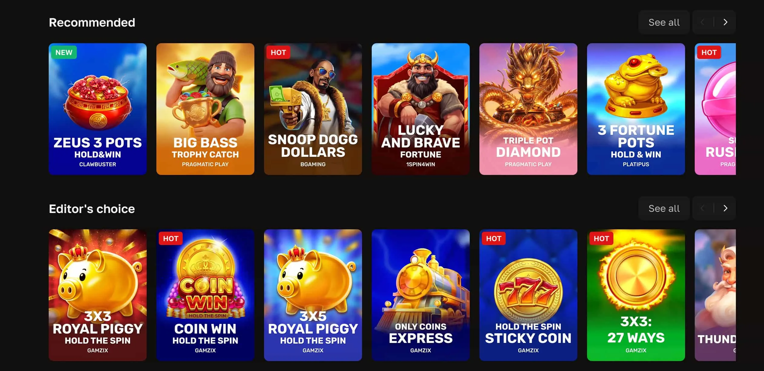 VIP Program, Cashback and Ongoing Promotions